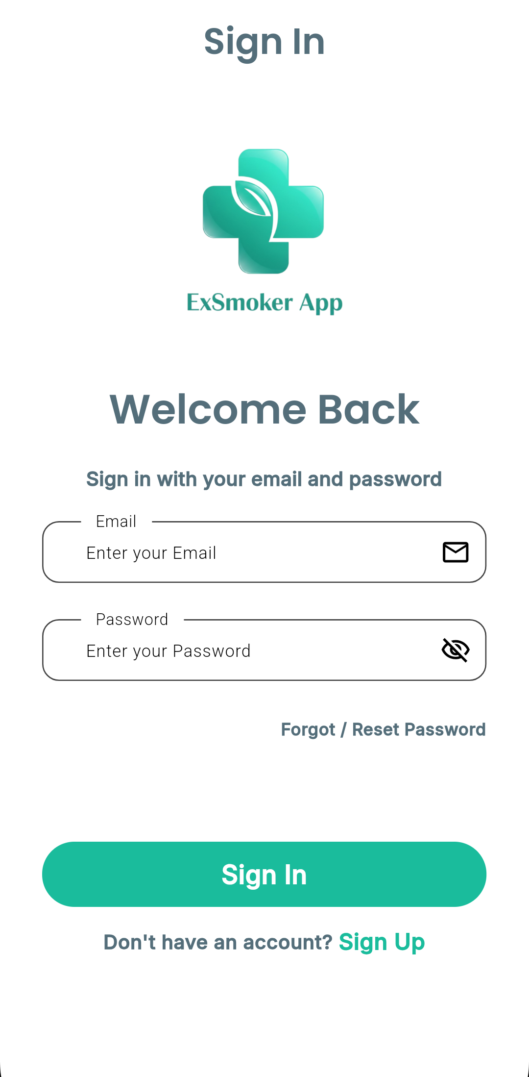 ExSmokerApp Sign In